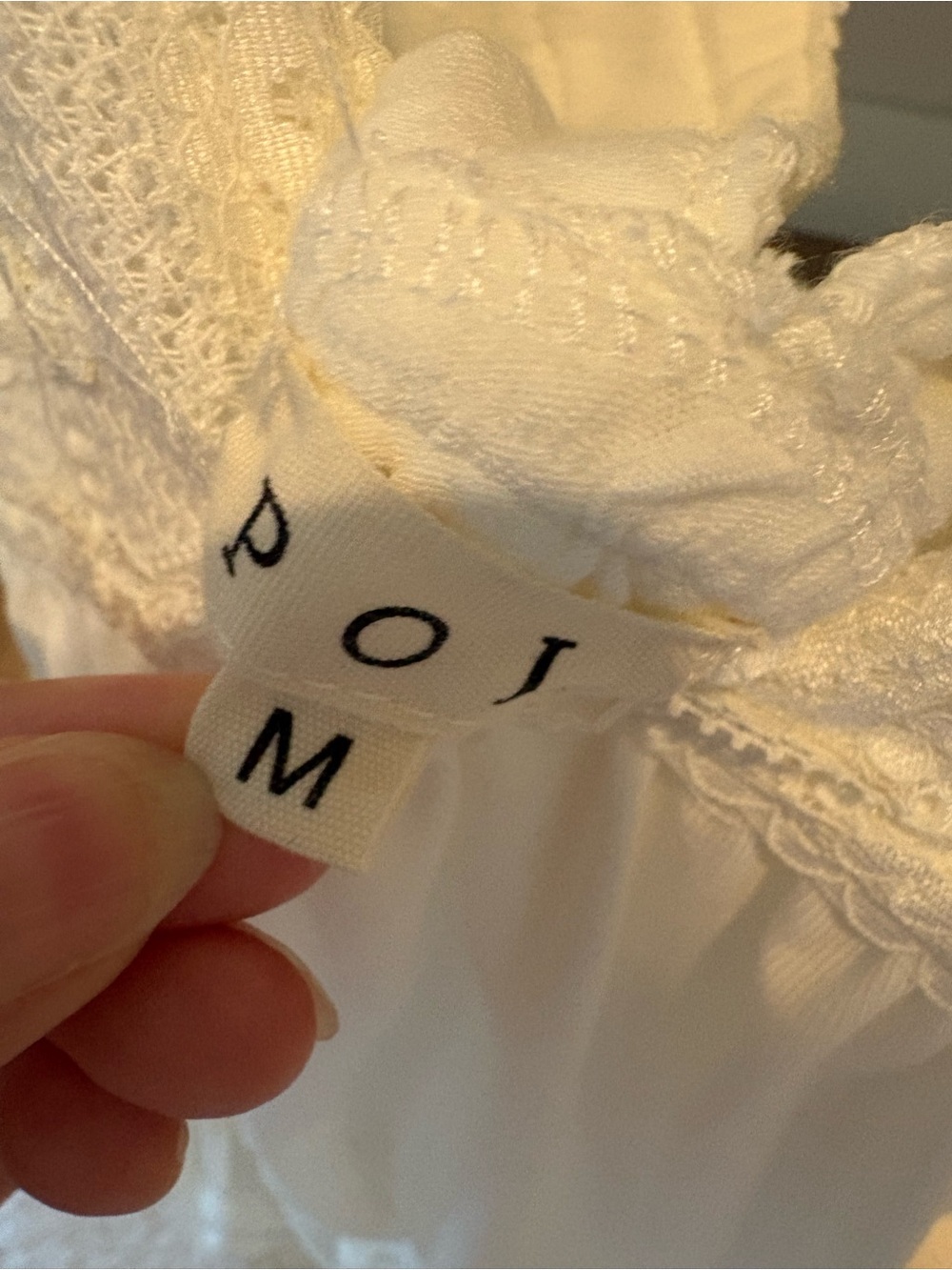 POL Ruffled Lace Tank - Picture 3 of 4